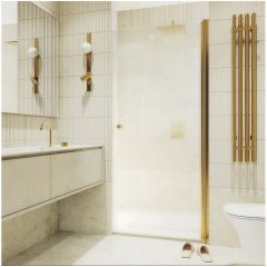 Душевая дверь на монопетле Maybahglass (Майбахгласс) 1980х700 мм, стекло 6 мм Сатин MGD-1671-3