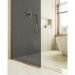 Душевая перегородка Maybahglass (Майбахгласс) в узком профиле 1950х1090 мм, Стекло 8 мм Графит матовый MGD-682-3у