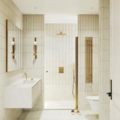 Душевая дверь Maybahglass (Майбахгласс) на монопетле 1980х800 мм, Стекло 6 мм Бесцветное MGD-803-3