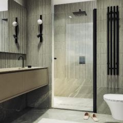 Душевая дверь Maybahglass (Майбахгласс) на монопетле 1980х800 мм, Стекло 6 мм Бесцветное MGD-803-6