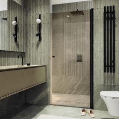 Душевая дверь Maybahglass (Майбахгласс) на монопетле 1980х800 мм, Стекло 6 мм Бронза MGD-804-6