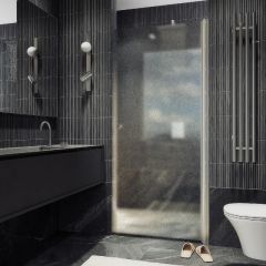 Душевая дверь Maybahglass (Майбахгласс) на монопетле 1980х800 мм, Стекло 6 мм Сатин MGD-808-5