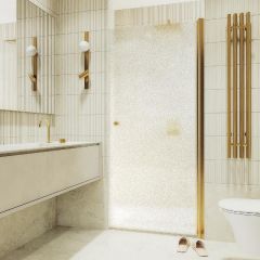 Душевая дверь Maybahglass (Майбахгласс) на монопетле 1980х900 мм, Стекло 6 мм Сатин MGD-814-3