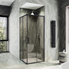 Душевой угол Maybahglass (Майбахгласс), раздвижной ,6мм , Стекло Бесцветное,90х90 см MGY-1323-6