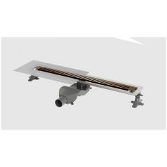 Душевой лоток Богеме INFINITY с микролифтом 60см, нерж.сталь BRUSHED BRONZE 981-60-BRB, Boheme