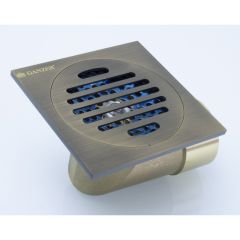 Трап для душа Ganzer (Гензер) T002-D угловой 10х10 см, бронза