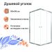 Душевой уголок Диво Анапа 100х100, профиль хром глянец, Щ0000055505, Diwo