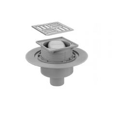 Трап душевой Vieir (Виеир) VRDS-10 с сухим затвором 10х10 см, сатин