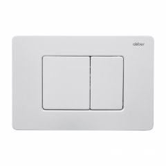 Кнопка смыва Abber (Аббер) AC0120MW белая матовая