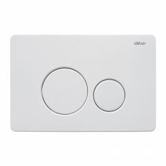 Кнопка смыва Abber (Аббер) AC0121MW белая матовая