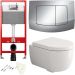 Комплект инсталляции Bocchi (Боччи) Parma 1417-001-0129 подвесной унитаз + инсталляция TECEbase 2.0 9400405