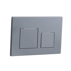 Кнопка смыва EvaGold (Еваголд) 05, пластик квадрат хром матовый для инсталляции EvaGold 400 и EvaGold 500 EG100029