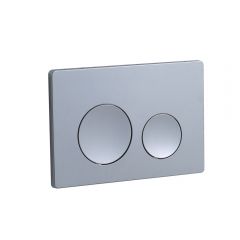 Кнопка смыва EvaGold 03, пластик круг хром матовый для инсталляции EvaGold 400 и EvaGold 500 EG100021