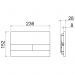 Комплект инсталляции 4 в 1 Ceramicanova (Керамиканова) Подвесной унитаз Metric Rimless арт. CN3007 + Шумоизоляционная панель для инсталляции арт. CN1000 + Система инсталляции для унитазов CERAMICANOVA Envision с кнопкой смыва Flat цвет черный матовый, кре