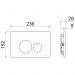 Комплект инсталляции 4 в 1 Ceramicanova Подвесной унитаз Forma Rimless арт. CN3009 + Шумоизоляционная панель для инсталляции арт. CN1000 + Система инсталляции для унитазов CERAMICANOVA Envision с кнопкой смыва Round цвет черный матовый и креплениями, арт.