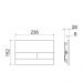 Комплект инсталляции 4 в 1 Ceramicanova (Керамиканова) Подвесной унитаз Forma Rimless арт. CN3009 + Шумоизоляционная панель для инсталляции арт. CN1000 + Система инсталляции для унитазов CERAMICANOVA Envision с кнопкой смыва Flat цвет хром, креплениями, а