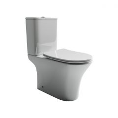 Унитаз напольный, приставной Ceramicanova (Керамиканова) Fortuna CN9001 Белый