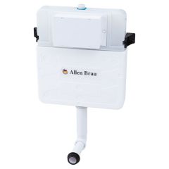Бачок для приставного унитаза Allen Brau Pneumatic 9.11104.20, белый
