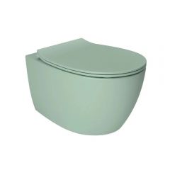 Унитаз подвесной Allen Brau Fantasy 4.11004.MT безободковый, без сиденья, мятный