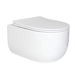 Унитаз подвесной Gid Tornado 49x36x34см, Tr2133TF 62262Y, белый