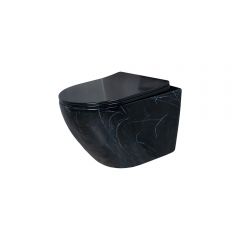Унитаз подвесной Gid Convexo 49x36x35.5см, Bs2198 62227Y, под камень глянцевый