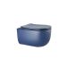 Унитаз подвесной Gid Tornado 49x36x34см, Tr2133TF-BUM 62301Y, синий матовый