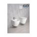 Унитаз подвесной Gid Cortado 50x36x35см, Tr2130 62235Y, белый