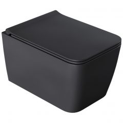 Унитаз Богеме Zen Черный 967-SET-A, Boheme с крышкой ANTHRACITE