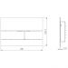 Кнопка Богеме для инсталляции, нерж.сталь BLACK 670-B Boheme B (черный)