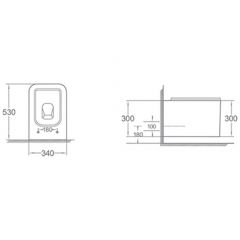 Унитаз Богеме MANE Белый 970-SET-2-W, Boheme с микролифтом, комплект, глянцевая фаянсовая подвесная