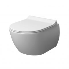 Унитаз подвесной Laparet (Лапарет) Accord с сиденьем микролифт белый