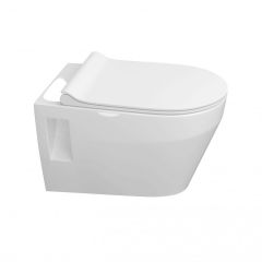 Унитаз подвесной Laparet (Лапарет) Correct с сиденьем микролифт белый