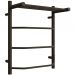 Полотенцесушитель электрический Двин (Dveen) FE neo 60х50 см, с полкой, К диммер черный матовый