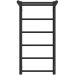 Полотенцесушитель электрический Двин (Dveen) FJ neo 80х40 см, с полкой, К диммер черный матовый