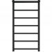 Полотенцесушитель электрический Двин (Dveen) FJ plaza neo 100х50 см, с полкой, К диммер, квадрат черный матовый