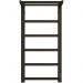 Полотенцесушитель электрический Двин (Dveen) FJ plaza neo 80х40 см, с полкой, К диммер, квадрат черный матовый