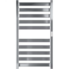 Полотенцесушитель электрический Двин (Dveen) G plaza neo 100х50 см, без полки, К диммер, квадрат полированный хром