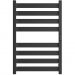 Полотенцесушитель электрический Двин (Dveen) G plaza neo 80х50 см, без полки, К диммер, квадрат черный матовый