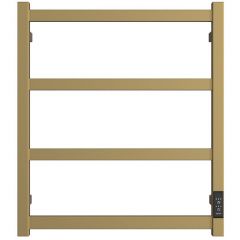 Полотенцесушитель электрический Двин (Dveen) J plaza neo 60х50 см, без полки, К диммер, квадрат состаренная бронза полуглянец