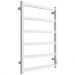 Полотенцесушитель электрический Двин (Dveen) J plaza neo 80х50 см, без полки, К диммер, квадрат белый