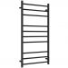 Полотенцесушитель электрический Двин (Dveen) L neo 100х50 см, без полки, К диммер черный матовый