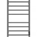 Полотенцесушитель электрический Двин (Dveen) L plaza neo 80х50 см, без полки, К диммер графит
