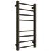 Полотенцесушитель электрический Двин (Dveen) S plaza neo 80x40 см, без полки, К диммер, квадрат черный матовый