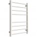 Полотенцесушитель электрический Двин (Dveen) S plaza neo 80x50 см, без полки, К диммер, квадрат белый