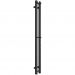 Полотенцесушитель электрический Двин (Dveen) X-2 plaza neo 180x8 см, без полки, К диммер, квадрат черный матовый