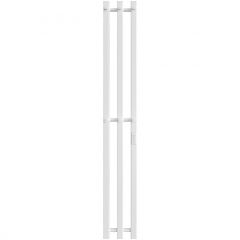 Полотенцесушитель электрический Двин (Dveen) X-3 plaza neo 120x12 см, без полки, К диммер, квадрат белый
