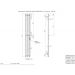 Полотенцесушитель электрический Двин (Dveen) X-3 plaza neo 140x12 см, без полки, К диммер, квадрат графит