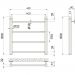Полотенцесушитель водяной Indigo (Индиго) Line Полированный 432х600 мм LLW60-40