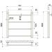 Полотенцесушитель водяной Indigo (Индиго) Line Золотой 532х600 мм LLW60-50GDK3