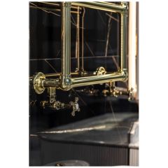 Полотенцесушитель водяной Богеме Imperiale Золотой 719, Boheme
